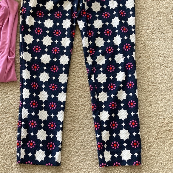 Trina Turk Geo Floral Print Ankle Pants - Picture 4 of 7